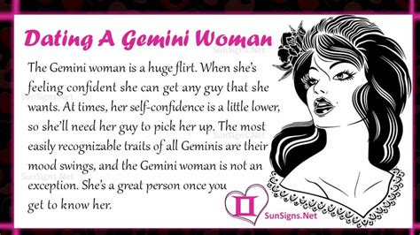 gemini woman dating
